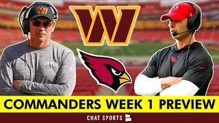 Commanders vs. Cardinals Week 1 Preview: Score Prediction, Players To Watch, Keys To Victory