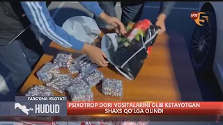 Psixotrop dori vositalarini olib ketayotgan shaxs qoʻlga olindi