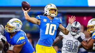 NFL Highlights: Every Justin Herbert Completion vs Raiders | LA Chargers