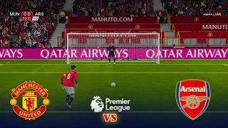 PENALTY : Manchester United vs Arsenal | Premier League 2023/24 | Full Match Streaming PES