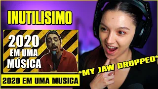 First Time Reaction To 2020 EM UMA MÚSICA