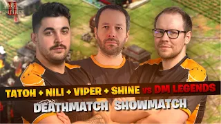 COMBATE TOTAL - Nili + TheViper + Shine + TaToH vs Leyendas