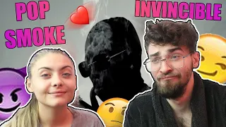 Me and my sister listen to POP SMOKE - INVINCIBLE (Official Lyric Video) (Reaction)