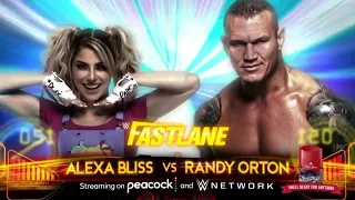 FULL MATCH - randy orton vs alexa bliss: WWE Fastlane 2021