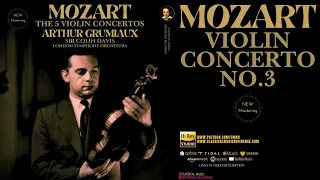 Mozart - Violin Concerto No. 3 in G Major, K. 216 (ref.rec.: Arthur Grumiaux, Sir Colin Davis)