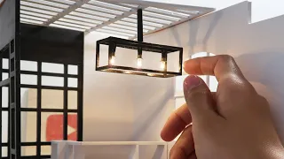 DIY Miniature -Working Modern Chandelier