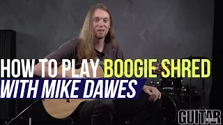 Mike Dawes - How to Play "Boogie Shred" - Percussive Acoustic Guitar Techniques