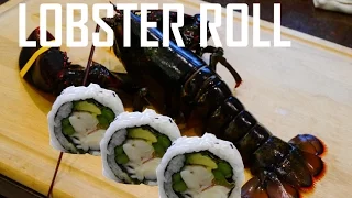 How to Make Lobster Sushi Roll | (龙虾寿司)