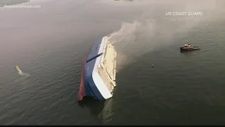 “I’m losing her,” Golden Ray captain describes moments before ship capsizes