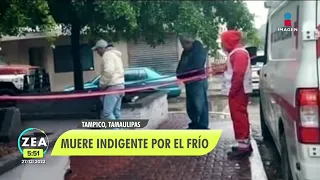 Adulto mayor en situación de calle fallece a causa del frío en Tamaulipas | Noticias Francisco Zea