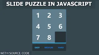 Coding A Slide Puzzle Game In Javascript
