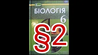 2 "Основні властивості живого"//6 клас Біологія//Остапченко