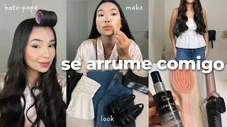 GRWM | SE ARRUME COMIGO COMPLETO!💫✨🌟babyliss, make, look, acessórios e muita conversa…