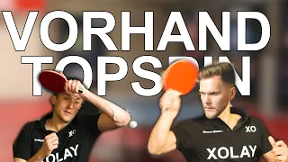 Dangerous forehand topspin | How to strike every ball on the table | SPIN College | XOLAY