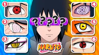 ¿PUEDES ADIVINAR LOS OJOS DE LOS PERSONAJES DE NARUTO? 👁️🤔