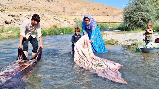 Travel in the depths of the forest with Malik and Maryam, the beautiful nature of nomadic Iran