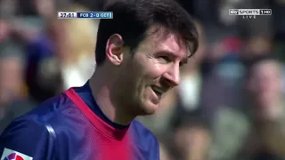 Messi Vs Getafe (H) 2012/13 - English Commentary