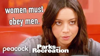 April thinks men are better than women | Parks and Recreation