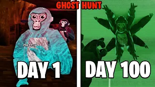 I Spent 100 Days Ghost Hunting In GorillaTag