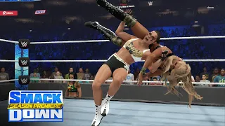 WWE 2K23 - SmackDown : Lacey Evans  vs  Ronda Rousey (w/Shayna Baszler)