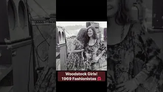 Woodstock Girls  1969 Fashionistas #woodstock #1969 #jimihendrix