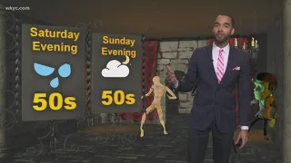6 p.m. weather forecast for Oct. 25, 2019