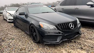 SURPRISED TO FIND THIS $80,000 2023 MERCEDES BENZ E550 COUPE AT COPART SELLING FOR ONLY $7,600!