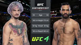 UFC 4 - Sean O'Malley vs Rob Font! CPU vs CPU! Legendary Difficultly!