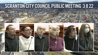 LIVE Scranton City Council  March 8, 2022