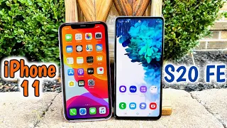 Samsung Galaxy S20 FE Vs iPhone 11 en 2022 ¡¡¡TREMENDA PALIZA!!!