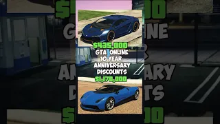 All 10 Year Anniversary Discounts In GTA Online - Weekly Update - All Weekly Discounts & Bonuses