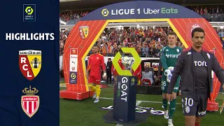 RC LENS - AS MONACO (2 - 2) - Highlights - (RCL - ASM) / 2021-2022