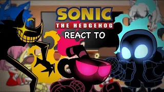 Sonic Characters React To FNF - INDIE CROSS // NIGHTMARE & SECRET SONGS // GCRV // PART 4