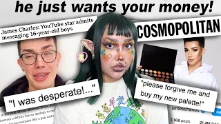 James Charles Wants You to Forget Everything and Buy His Makeup...