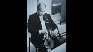 David Oistrakh, Schumann Fantasy in C - Kiril Kondrashin, LIve 1954