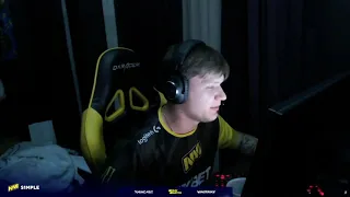 S1mple забрал клатч на BLAST CSGO 2021