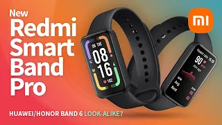 Redmi Smart Band Pro "Huawei/Honor Band 6 LOOK-ALIKE" Bigger Display, 110+ Fitness Mode!