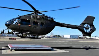 Airbus H145 5 blades Start Up & Takeoff | Former Airbus Demo Helicopter - EC145 Executive N145AH