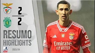 Highlights | Resumo: Benfica x Sporting CP 2 - 2 | Taça de Portugal 2023-24