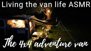 CAMPING BY THE CREEK WITH A 4X4 VAN | ASMR OVERLAND