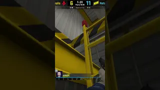 500 IQ ОТ ALEKSIB, ДАЖЕ S1MPLE БЫЛ В ШОКЕ ОТ ТАКОГО РАУНДА.. #csgo #shorts