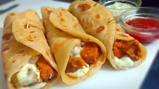 Chicken Rolls Recipe - Street Style - Cook With Lubna