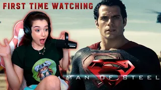 I had no idea HENRY CAVILL played SUPERMAN in MAN OF STEEL! First time watching/ reaction & review