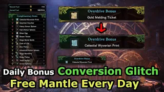 Get 1 FREE Celestial Print (MANTLE!) with this Exploit Every Day During all Events! (MHW Iceborne)