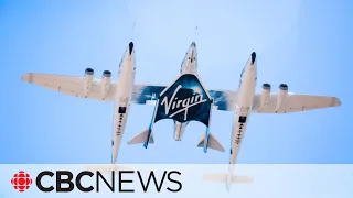 Virgin Galactic launches 1st space tourism mission with 3 passengers