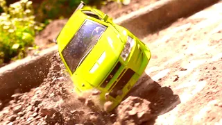 1/24 Scale Fast & Furious Cars - Action Crash Compilation - Jada Toys - Super Slow Motion 1000fps