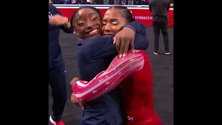 Jordan Chiles Cries after her floor routine 2021 US Olympic trials day 2 NBC