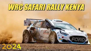 WRC Safari Rally Kenya 2024 | Action Maximum Attack on Dust Day 2 🇰🇪