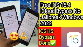 New iOS 15.4 iCloud Bypass No Jailbreak Windows iOS 15 Passcode Disabled iCloud Bypass 2022