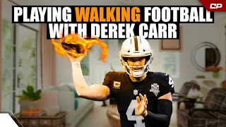 Playing WALKING Football With Derek Carr 😂 | Highlight #Shorts